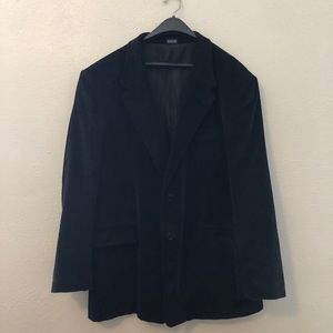 Men’s black corduroy blazer